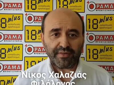 O Νίκος Χαλαζιάς για το ''ΆΡΙΣΤΑ'' στην ...