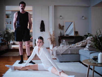 Στιγμιότυπα από τα γυρίσματα της ταινίας...