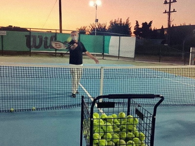 Ο Γιώργος Μαργαρίτης έπαιξε τένις και έκ...