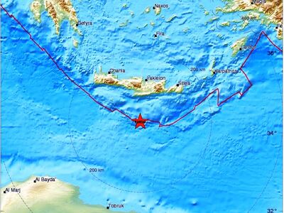 Σεισμός 4,5 Ρίχτερ στην Κρήτη