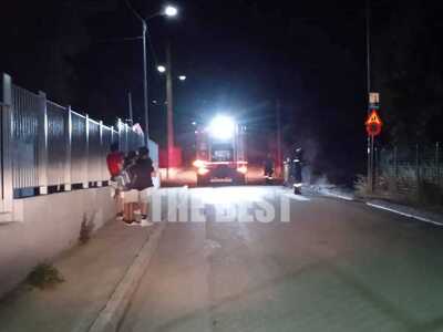 Πάτρα: Φωτιά τα μεσάνυχτα έξω από το δημ...