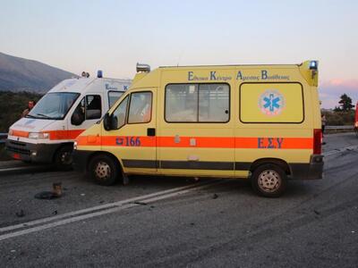 Μετωπική στην Πατρών – Κορίνθου στο ύψος...