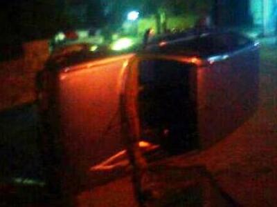 Εκτροπή αυτοκινήτου, κοντά στην Καμαρούλα Αγρινίου