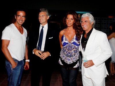 H Βάνα Μπάρμπα και o Αντώνης Λυμπέρης με...