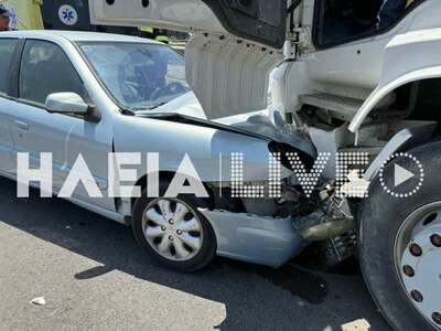 Πύργος: Σοβαρό τροχαίο με έναν τραυματία...