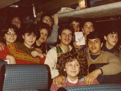 Κλασική φωτογραφία σε εκδρομικό πούλμαν,...