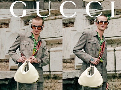 Gucci Attache: H seventies τσάντα μισοφέ...