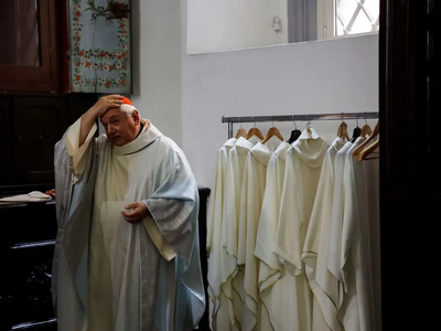 Ο καρδινάλιος Ζαν-Μαρκ Αβελίν / REUTERS ...