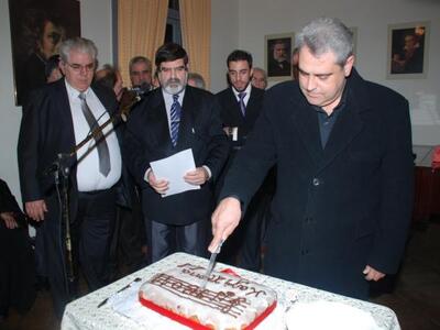 Ο Αντιπρόεδρος του Δ.Σ. Χάρης Μοσχόπουλο...