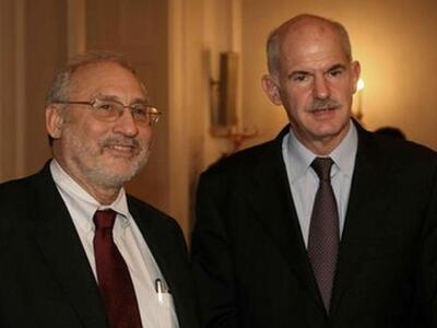 Γιώργος Παπανδρέου - Τζόζεφ Στίγκλιτς στ...