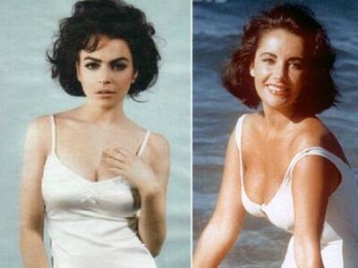 Η Λόχαν…μεταμορφώνεται σε Λιζ Τέιλορ