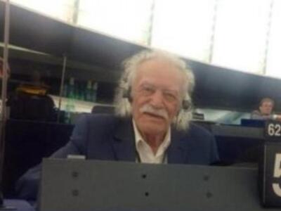 Ο ευρωβουλευτής του ΣΥΡΙΖΑ Μανώλης Γλέζο...