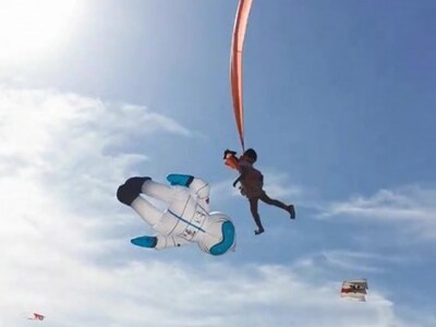 Χαρταετός σήκωσε κοριτσάκι στον αέρα- Κι...