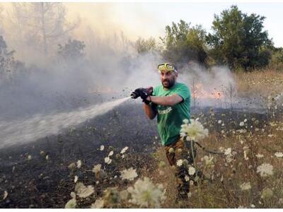 Βαρθολομιό Ηλείας: Φωτιά σε αγροτική έκταση