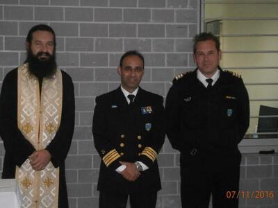 Πάτρα: Αγιασμός στο Κεντρικό Λιμεναρχείο...