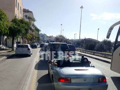 Πάτρα: "Κολλημένοι" στην Όθωνο...
