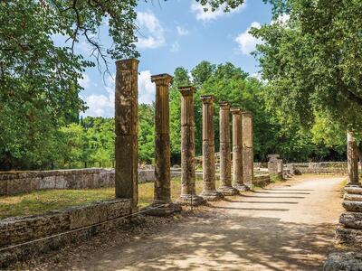 Τουριστική διαδρομή στην Αρχαία Ολυμπία ...