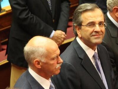 Η ΝΔ διαψεύδει συνάντηση Σαμαρά - Παπανδρέου
