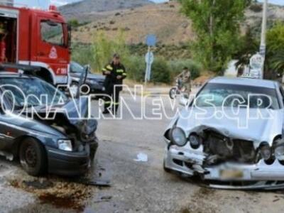Σοβαρό τροχαίο με εγκλωβισμό στο Μεσολόγγι  - ΦΩΤΟ