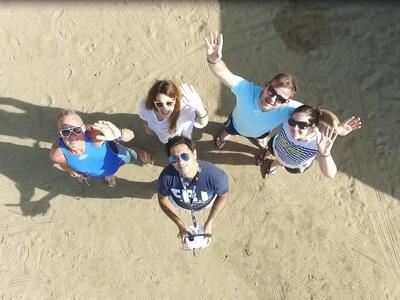 Και μια drone selfie....