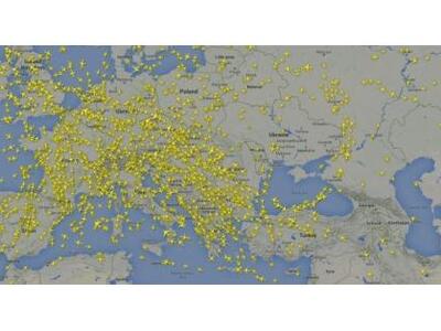 Τα αεροπλάνα αποφεύγουν… τον ουρανό της Ουκρανίας