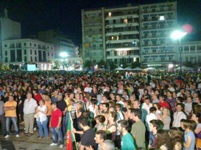 Πάτρα: Το κίνημα της... πλατείας επιστρέ...