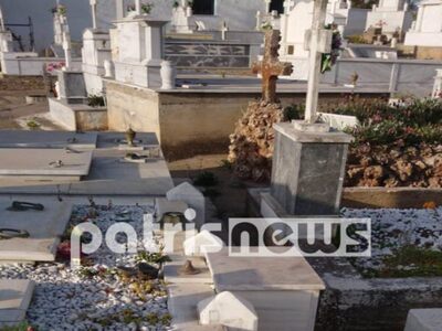 Ηλεία: Βανδαλισμοί στο νεκροταφείο του Φλόκα