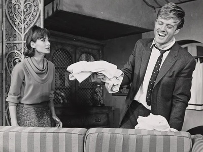 Ο Redford με την Elizabeth Ashley στην π...