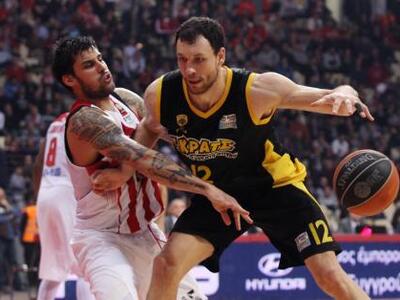 Μπάσκετ: Κίνδυνος για Ολυμπιακό στο ΟΑΚΑ με ΑΕΚ