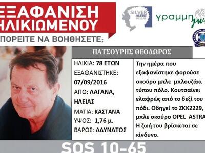 Θρίλερ με την εξαφάνιση ηλικιωμένου – Ασ...