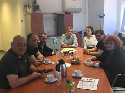 Συνάντηση Πελετίδη με στελέχη της Γέφυρα...