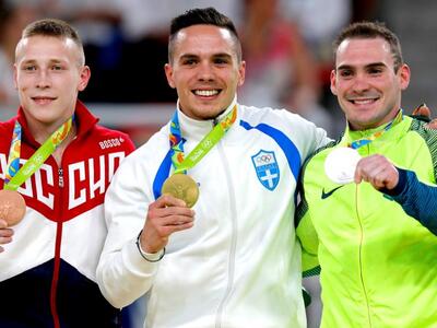 Ρίο 2016: Η στιγμή της απονομής του χρυσ...