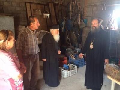 Στην κτηνοτροφική μονάδα της Ιεράς Μονής...