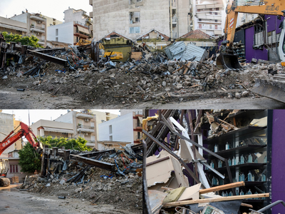 Πάτρα: Κατεδαφίστηκε το κτίριο της Μαιζώ...