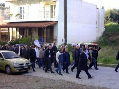 Πάτρα: Φίλοι και συγγενείς αποχαιρέτησαν...