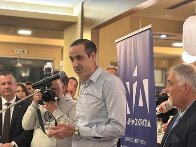 Γρηγόρης Δημητριάδης στην κοπή πίτας της...