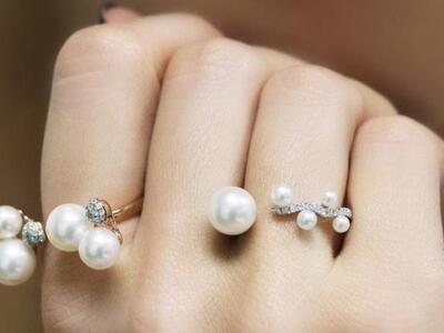 Δαχτυλίδια με κρυφή στήριξη των μαργαριταριών