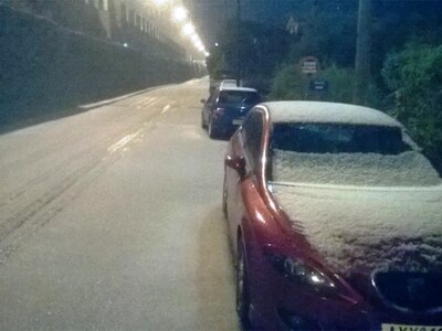 Το… έστρωσε από το χαλάζι- "Λευκή ν...