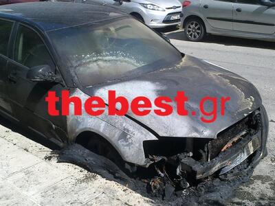 Πάτρα: Λαμπάδιασε ΙΧ στην Καρόλου, τα ξη...