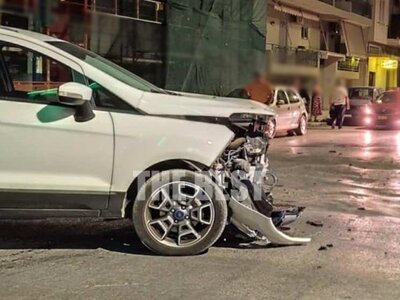 Πάτρα: Τροχαίο τη νύχτα στην Κορίνθου