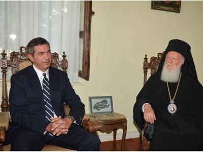 Ιστορική επίσκεψη Λαμπρινίδη στην Ίμβρο