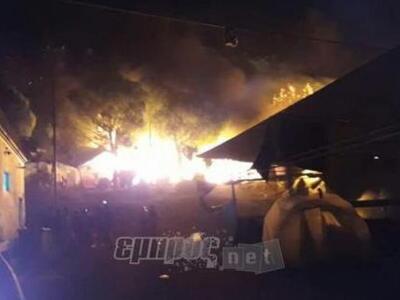 Επεισόδια στο hot spot της Μόριας – Πληρ...