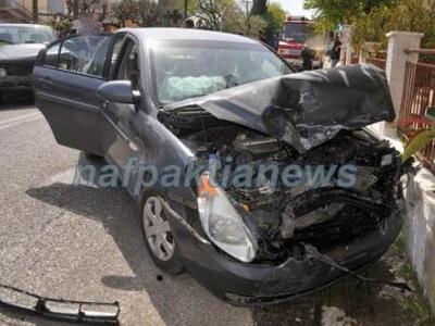 Τροχαίο στο Ξηροπήγαδο Ναυπάκτου