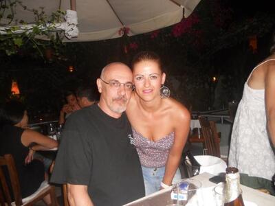 Ο Γιώργος Κιμούλης, με την Γιώτα Πανταζή...