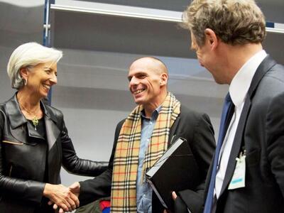 Συνάντηση Βαρουφάκη, Λαγκάρντ, Ντάισελμπ...