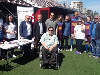 Φιλικός ποδοσφαιρικός αγώνας για τη διάδ...