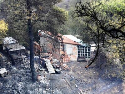 Περιοδεία του ΚΚΕ στις πυρόπληκτες περιο...