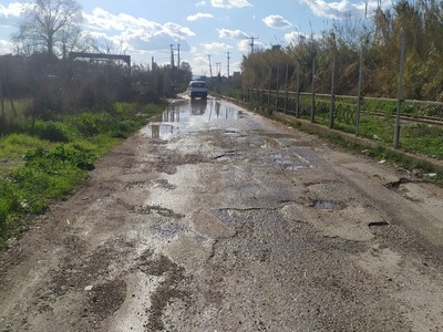Πάτρα: Η "βομβαρδισμένη" οδός ...