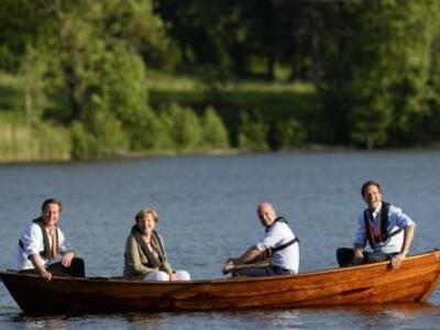 Κανείς δεν τόλμησε να… πετάξει τη Μέρκελ στο νερό