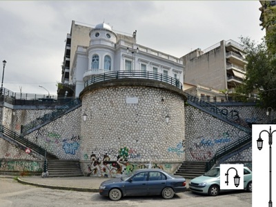 Τα φωτιστικά που προτείνει η μελέτη για τις σκάλες της Τριών Ναυάρχων